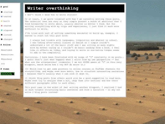 writer-overthinking screenshot