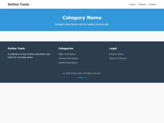 category-template screenshot