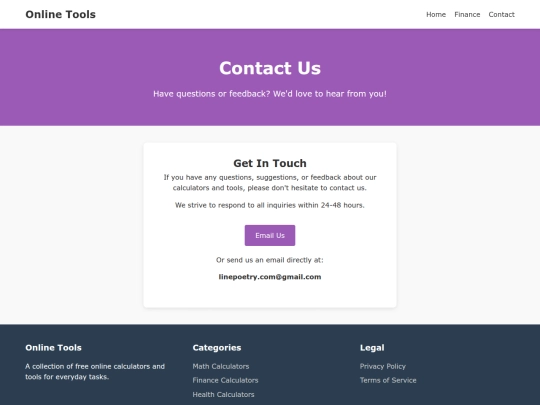 contact-us screenshot