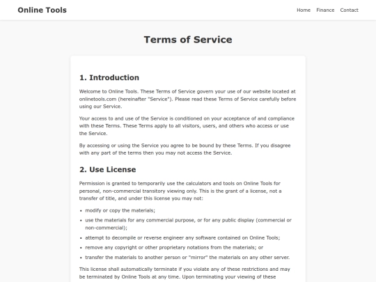 terms-of-service screenshot