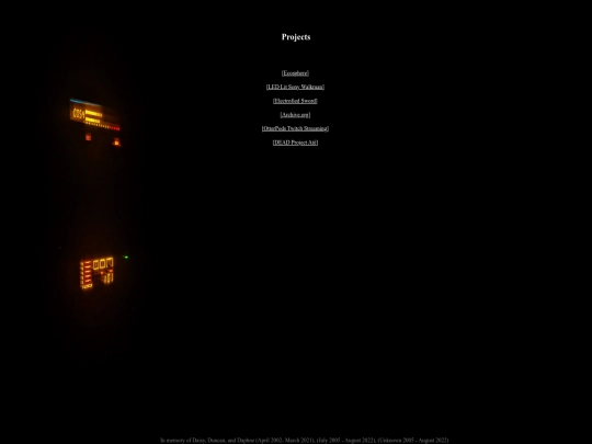 Projects screenshot