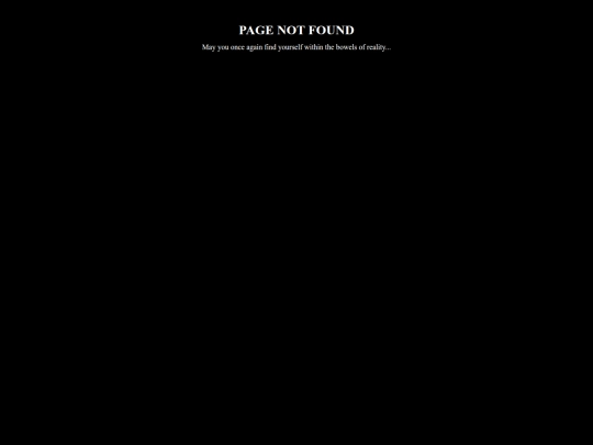 not_found screenshot