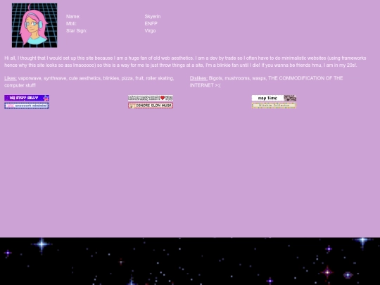 about-me screenshot