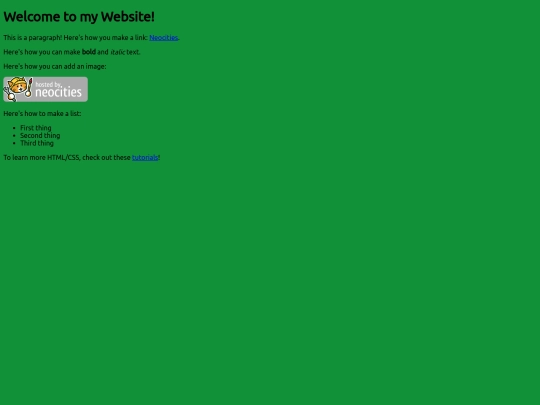 Testpost screenshot