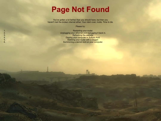not_found screenshot