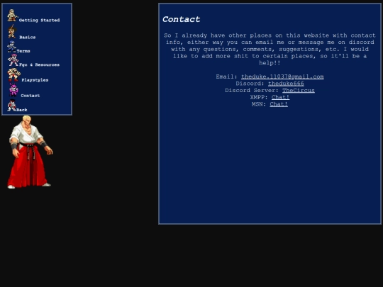 Shrines/NeoGeo/FG101Contacts screenshot