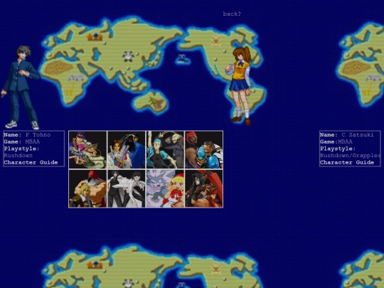 Shrines/NeoGeo/charselect/CharSelectMBAA screenshot
