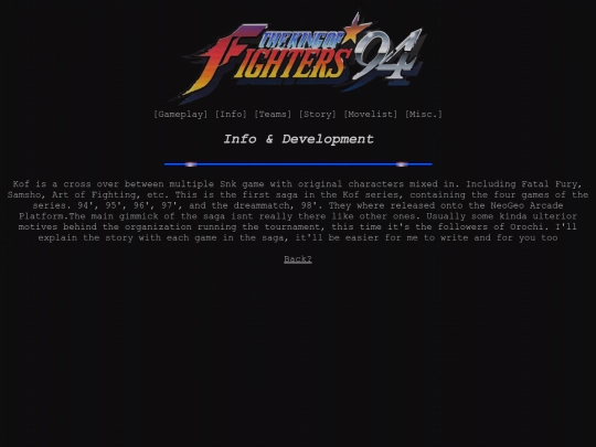 Shrines/NeoGeo/saga/orochiSaga/Kof94/dev screenshot