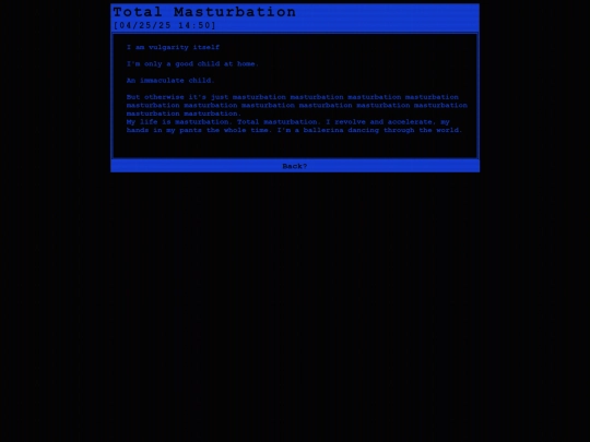 Yapping/masturbation screenshot