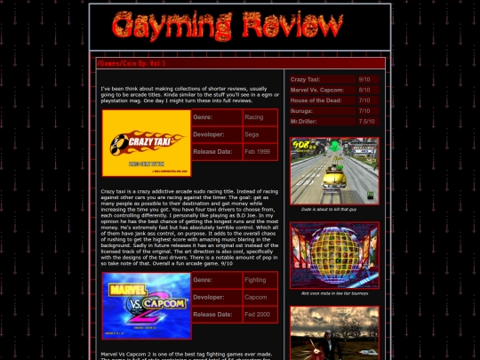 gamelogs/CoinOP/coinop_vol1 screenshot