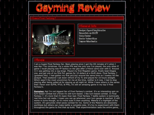 gamelogs/pages/ff7 screenshot
