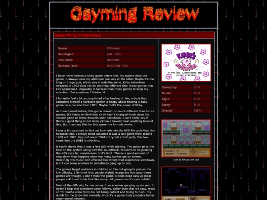 gamelogs/pages/kirby_adv screenshot