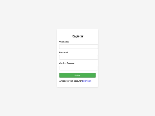 memories/register screenshot