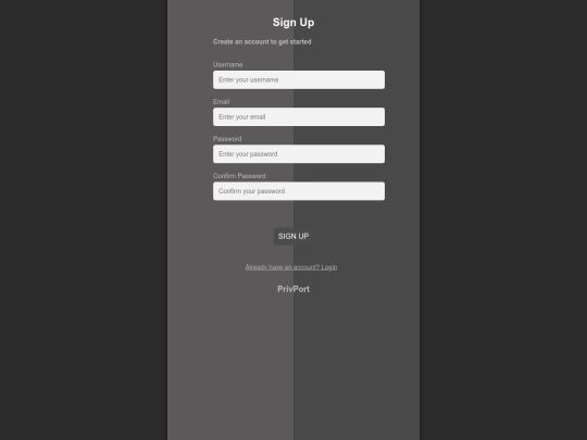 puneeth/puneeth_mini/signup screenshot