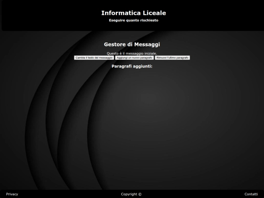 esercizi/cambio_testo screenshot