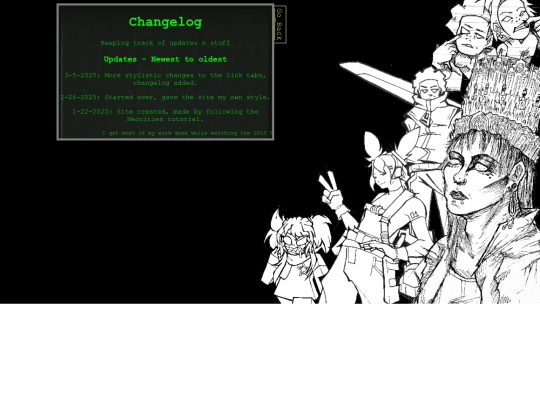 changelog screenshot