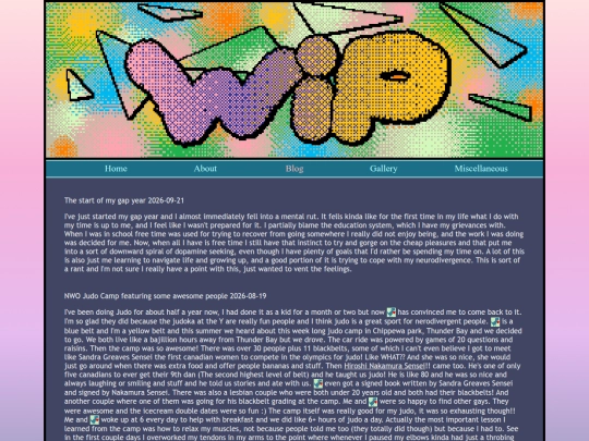 BlogPage screenshot