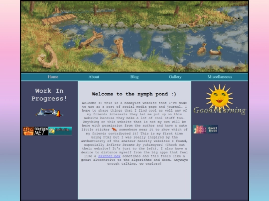 HomePage screenshot