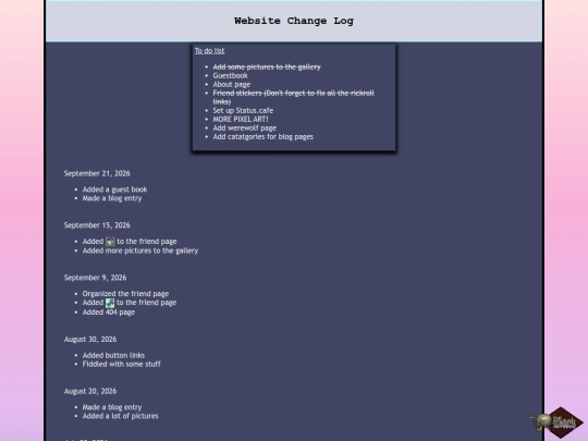 WebLog screenshot