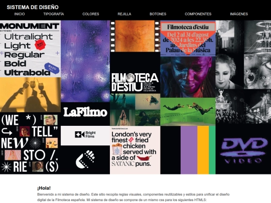 SISTEMA DE DISEÑO/INICIO screenshot