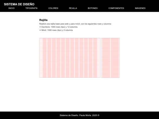SISTEMA DE DISEÑO/REJILLA screenshot