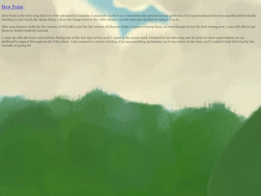 Dewpoint-page screenshot