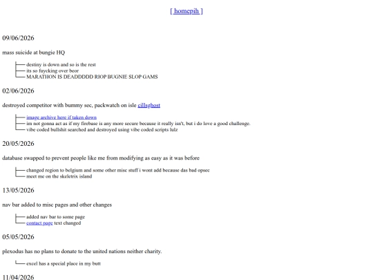 changelog screenshot