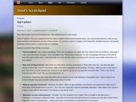 bloge/app_updates screenshot