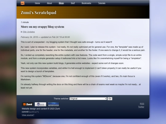 bloge/blog_system screenshot