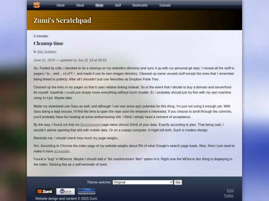 bloge/cleanup screenshot