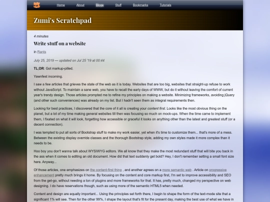 bloge/content_first screenshot