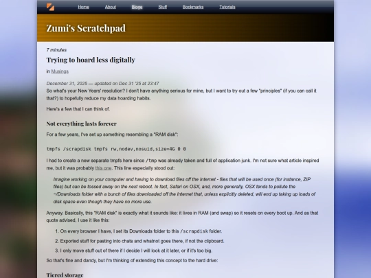 bloge/less_hoarding screenshot