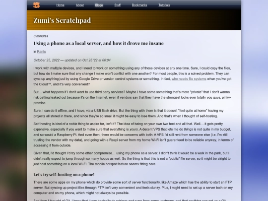 bloge/local_server screenshot