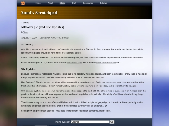bloge/mdiocre3 screenshot