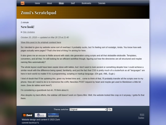 bloge/new_look screenshot
