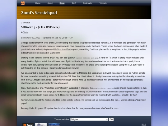 bloge/rstiocre screenshot