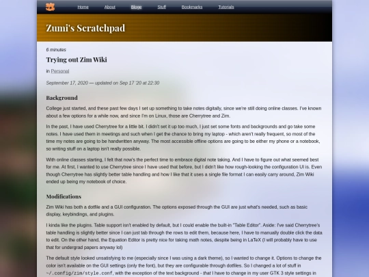 bloge/trying_out_zim screenshot