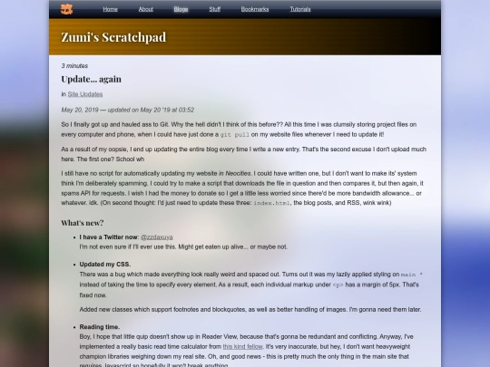bloge/update_again screenshot