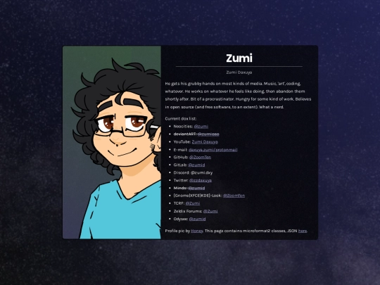 carrd screenshot