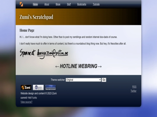 index screenshot