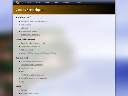stuff screenshot