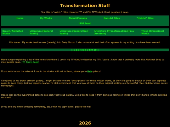 Art_pages/Art_pages_written/Literature_Transformation_page screenshot