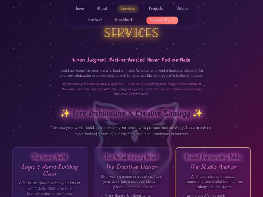 services screenshot