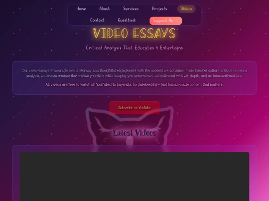 videos screenshot