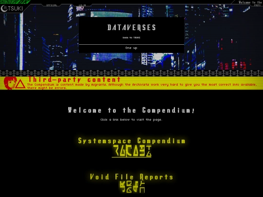 TSUKI/copy/Compendium screenshot
