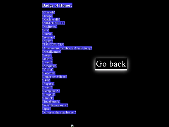 test screenshot