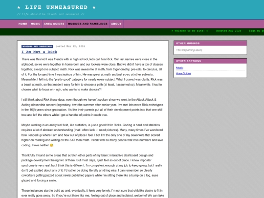 musings-not_a_rick screenshot