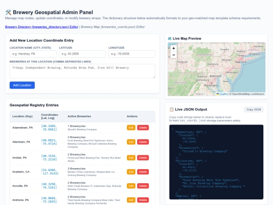 brewdex/datasets/mapadmin screenshot