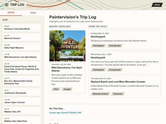 triplog screenshot