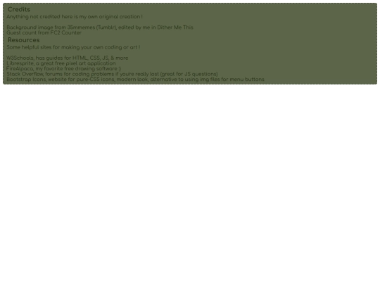 credits screenshot